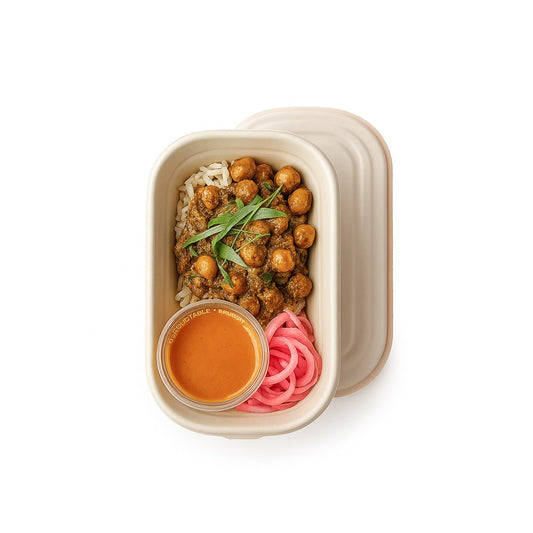 Spiced Chana Masala Bowl by Thera