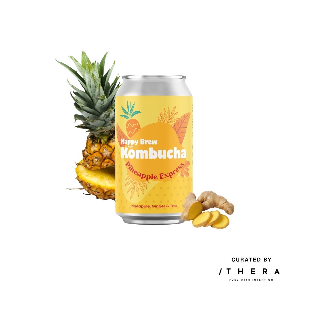 Happy Brew Kombucha - Pineapple Express 330mL