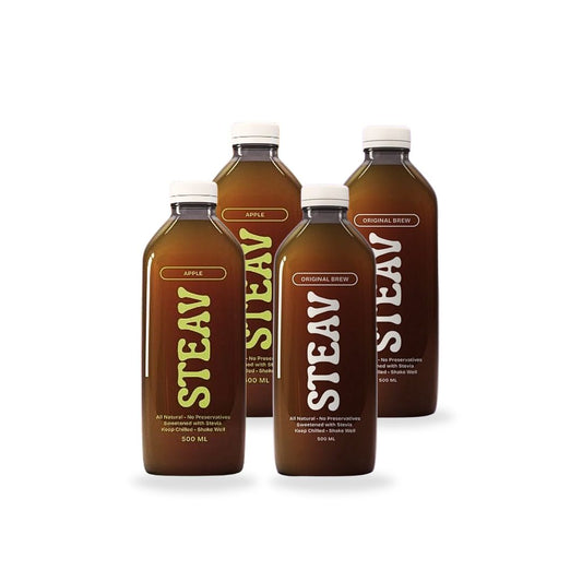 STEAV Iced Tea – Apple & Calamansi  (500mL x 2)