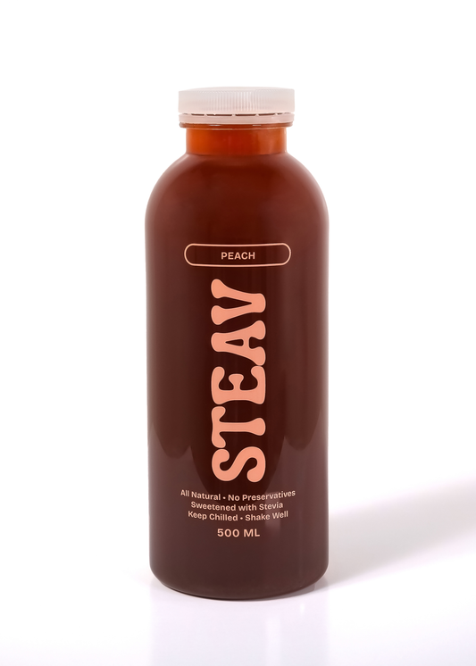 NEW! STEAV Iced Tea – Peach (500mL)