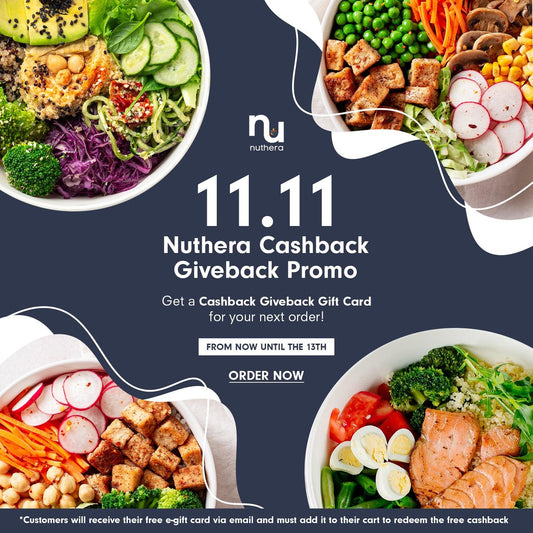 11.11 Nuthera Cashback Promo - Nuthera® Meal Plans