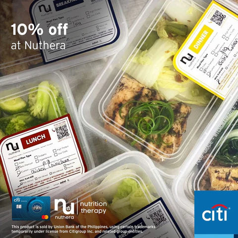 Journey to a Better You with Citibank's Love2Click Shopalooza Sale and enjoy 10% off your Nuthera order! - Nuthera® Meal Plans