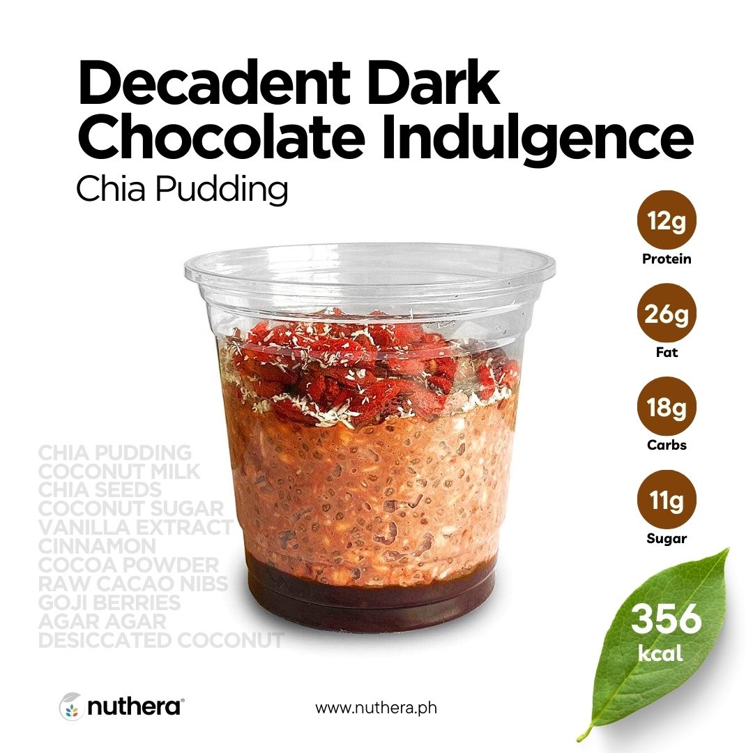 Dark Cacao Himalayan Goji Berry Fudge Chia Pudding