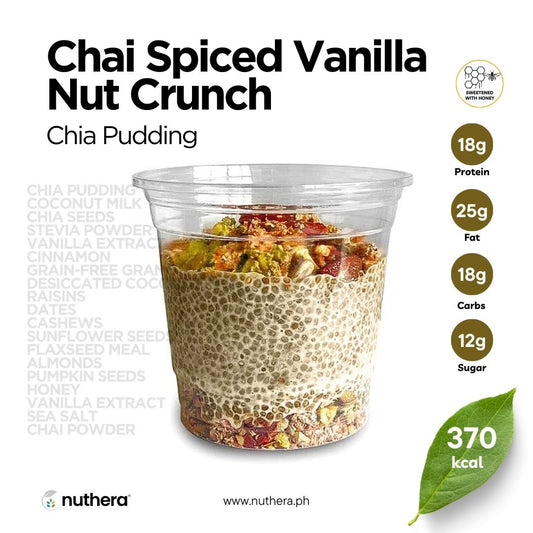 Chai Spiced Nut Crunch Chia Pudding