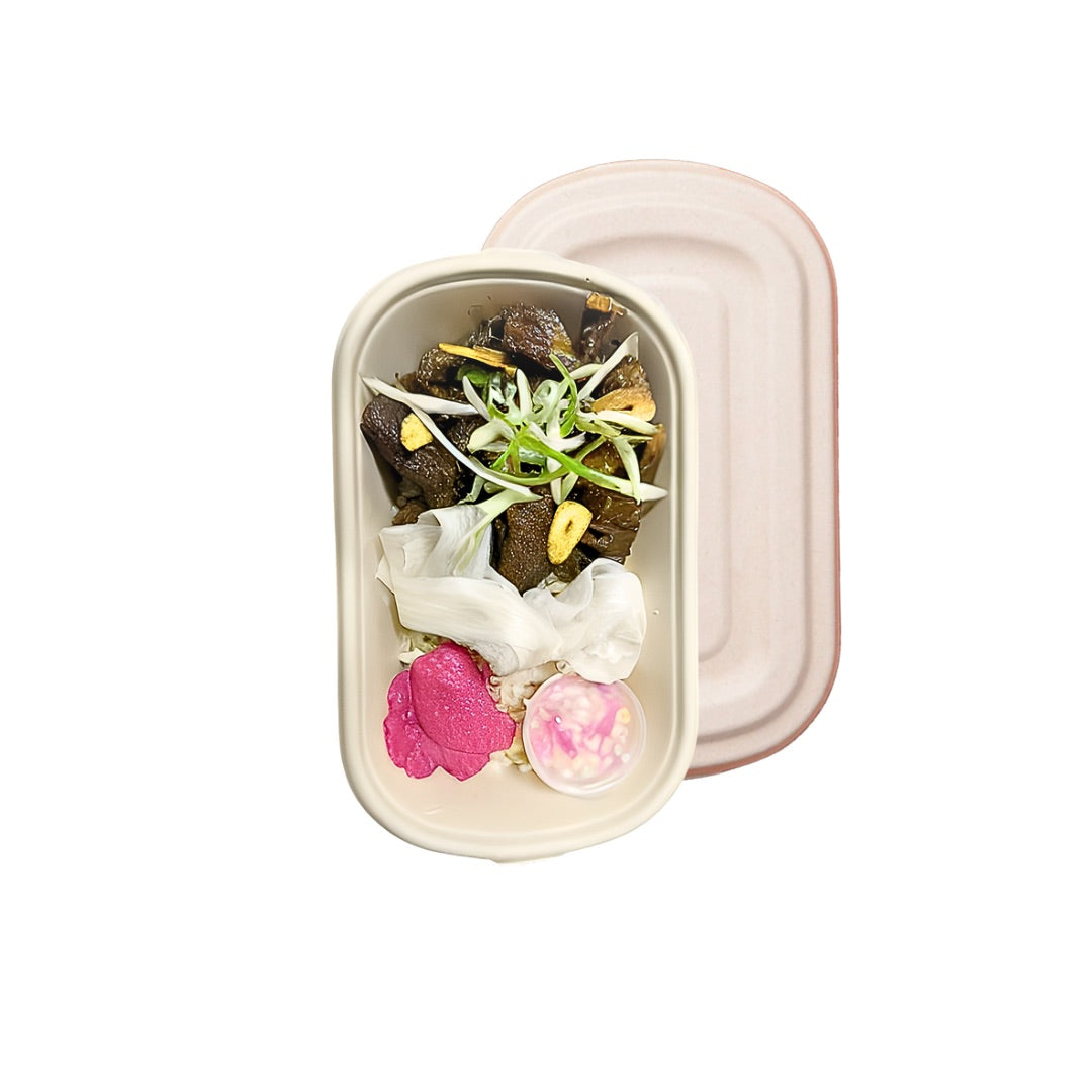 Bold & Braised Garlic Beef Tapa with Onion Vinegar and Beetroot