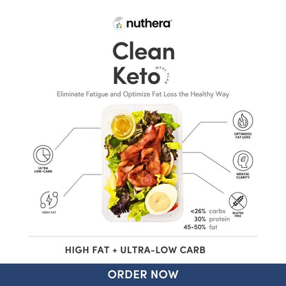 Clean Keto Meal Plan | Achieve Ketosis with Healthy Fats | Nuthera® 