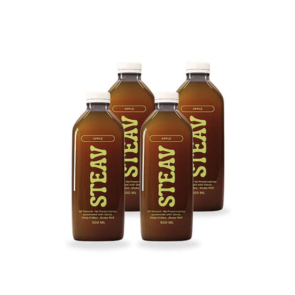 STEAV Iced Tea – Apple (Sampler Pack of 4 Bottles)