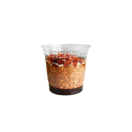 Himalayan Dark Goji Cacao Fudge | Chia Pudding (Keto)