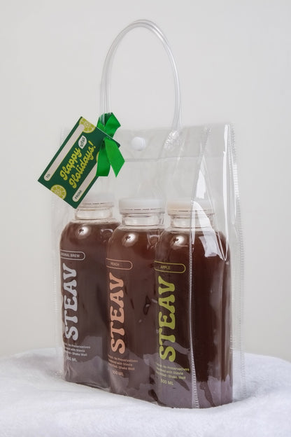 STEAV Iced Tea - Holiday Bundle (Calamansi, Peach, Apple)