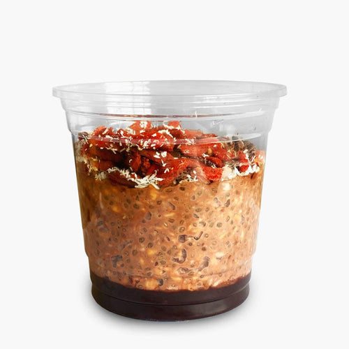 Malagos Dark Cacao Fudge Overnight Oats - Nuthera® Meal Plans